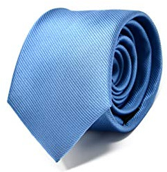 Sweet Leaf Hochwertige Hellblaue Krawatte für Herren - 100% Seide - Klassisch, Elegant und Modern - (Ideal für ein Geschenk, Männer zum Geburtstag, eine Hochzeit, bei der Arbeit...)