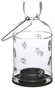 ExtraHome Kerzenhalter/Laterne groß - Windlicht Blumenblüte