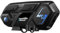 Fodsports M1-S Pro Intercom Moto Bluetooth avec Partage de Musique, Kit Bluetooth Casque Moto, 2000M Système de Communication Entre 1-8 Motards, HiFi Son, Audio Multitâche Filaire, Commande Vocale