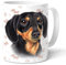 DACHSHUND/KURZHAARIGER DACKEL (20) - Kaffeetasse, Becher, Teetasse aus hochwertiger Keramik. Kaffeebecher mit schöner Grafik und tollen Spruch in englischer Sprache.