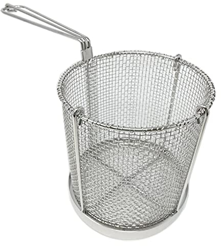 Cesta de espaguetis de acero inoxidable de 15 cm de acero inoxidable para cocinar caldera de cocina comercial, fideos, colador Skimmer Basket HTUK®