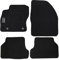 Auto Accessori Lupex | 4-teiliges Auto Fußmatten Set kompatibel mit Focus II (2005-2011) | Maßgeschneiderte Teppichmatten mit 2 Befestigungsclips | Fahrer-Seite mit Stickerei | vorne und hinten