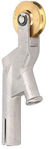 Ejoyous Bodenschweißdüse, Heißluftschweißpistole Schweißdüse mit Rollen, Rundmundschweißdüse PVC-Bodenschweißdüse Ersatz-Heißluftpistolen-Spitzen für 3/4 / 5 mm Schweißstäbe