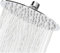 Rain Shower Head, 10 Inch Round High Pressure Showerhead, VIGIME Ultra-Thin Stainless Steel 304 High Flow Rainfall Shower Head with Silicone Nozzle - Chrome