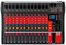 Professioneller Audio-Mixer, 12 Kanal DJ Stereo Sound Mischkonsole USB-Bluetooth Hall Delay Effekt, Stereo DJ Mixer Digital Audio Mixer Verstärker