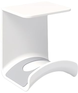 Universal Headset Halterung Tisch Kopfhörer Halter Wand Weiß Mit Starkem Klebeband Halterung Wand Headset Ständer Für Die Meisten Gaming Kopfhörer Für Mehrere Geräte, Schreibtisch, Wand, Tisch