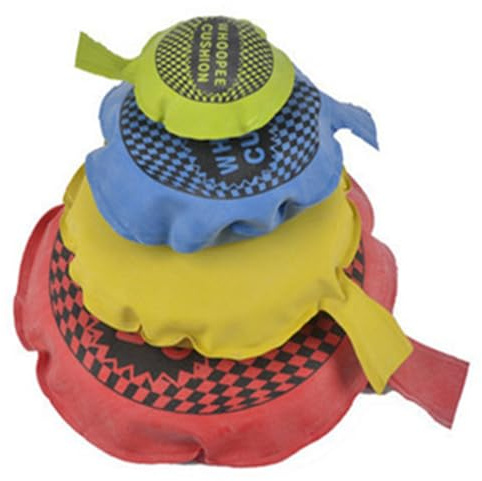 Ameble 4-Pack Whoopie Cushion in 4 Sizes, Automatic Rebound Funny Fart Cushion with Realistic Sound, Prank Toys for Kids and Adults, Halloween April Fools Gag