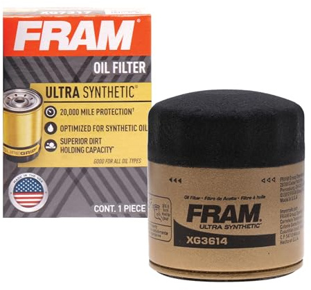 Fram Ultra Synthetic XG3614, 20.000 Meilen-Wechselintervall Spin-On Ölfilter mit SureGrip