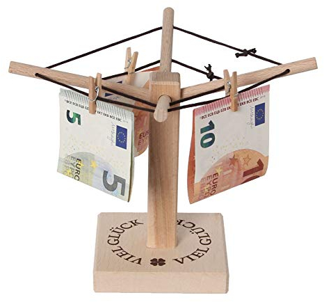 Bartl Geldwäschespinne, Tolles Hochzeitsgeschenk oder Geburtstagsgeschenk | Money Laundering Spider