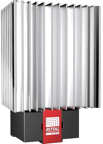 Rittal 3105.360 Untergestell Heizelement für lüfterlose Schränke - Rackzubehör (Heizelement für Schränke ohne Lüfter, grau, 110-240 V, 50/60 Hz, 4 A, 90 mm)