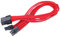 SilverStone SST-PP07-PCIR - cavo di estensione sleevato 8pin a PCI-E 6+2pin, 25cm, rosso