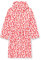 Playshoes Unisex Kinder Fleece-Bademantel Morgenmantel, Erdbeeren, 146/152