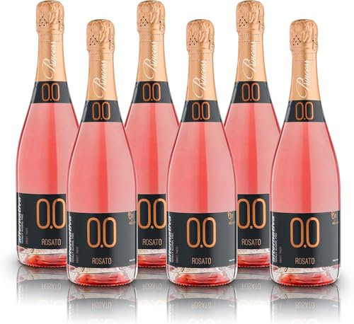 alternativa® - Bollicine Rosato Sweet - 0.0% vol (confezione 6 bottiglie 750ml)