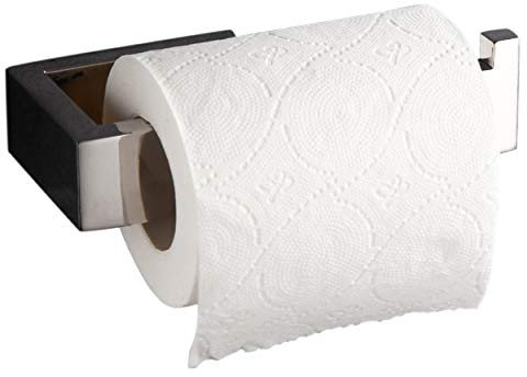 Flybath Toilet Roll Holder Without Cover SUS 304 Stainless Steel Stylish Bathroom Paper Tissue Holder Wall Mounted, Mirror Polished