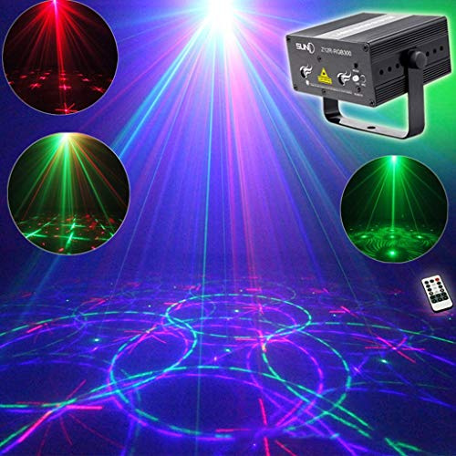 Luci Discoteca, a 2 fori Mini luce telecomando Voice Control semovente di regolazione della velocità di colore luce della discoteca for Bar KTV di Natale MXCZZ