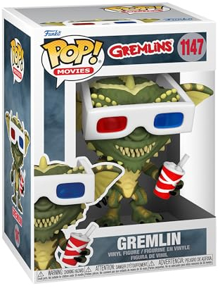 Funko Pop! Movies: Gremlins-Gremlin With 3D Glasses - Collectable Vinyl Figure - Gift Idea - Official Merchandise - Toys for Kids & Adults - Movies Fans - Model Figure for Collectors and Display