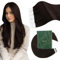 Ugeat Echthaar Extensions Tape Braun Invisible Tape Extensions Dunkelbraun Haarverlängerung Remy Tape Extensions Kleberolle 20 stück 45 cm 50 gramm #2