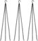Anvin Hanging Chains for Plants Flower Pot Basket Chains 3 Point Replacement Chain Hangers for Lanterns, Bird Feeders, Planters and Other Ornaments (24 inch Long Each Hanging Chains, Pack of 3)