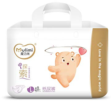 Mulimi Diapers Nappies L 9-14kg. 40Pcs.