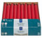 Metro Professionell Tafelkerzen | 30 Stück, bordeaux | Ø 21,5mm (180mm lang) | 6h Brenndauer | Gastronomiebedarf | Gastronomiekerzen | Gerade Kerzen | Household Candles | Made in Europe