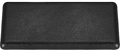 uxcell 4080 EU Standard Profile End Cap, Plastic Rectangle Aluminum Extrusion Plug for Trolley, Fish Tank Rack, Storage Rack, Black 40x80mm 10pcs
