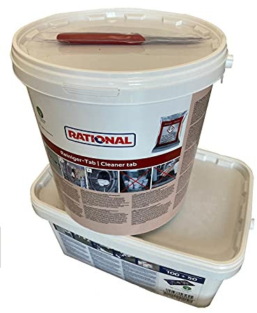 RATIONAL - 100 detergenti TABS + 150 detergenti Care-TABS per tutti i SelfCookingCenter SCC con coltello da cucina supplementare