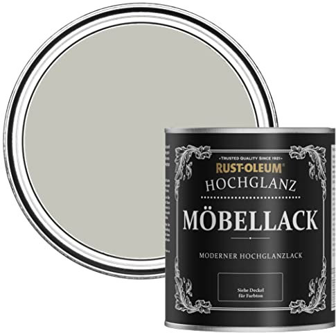 Rust-Oleum Grey Furniture Paint in Gloss Finish - Tyne Fog 750ml