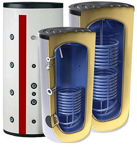 Warmwasserspeicher 200 Liter mit 2 Heizregister Energieeffizienzklasse A Standspeicher, Elektrospeicher
