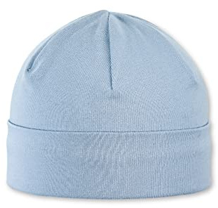Sterntaler Baby Beanie aus Bio-Baumwolle - Kinderbeanie mit Bindeband in Bleu