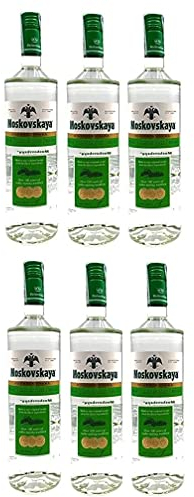Zeus Party 6 Bottiglie Vodka -MOSKOVSKAYA- 38% 1 Litro