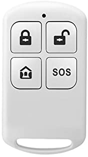 Sistema di Allarme Casa Senza Fili, GSM SMS Sistema Antifurto Completo con Sirena Allarme 120dB, Telecomando Intelligente, Display LCD, Invite vocale, Sicurezza per la casa, ufficio (LW-50)