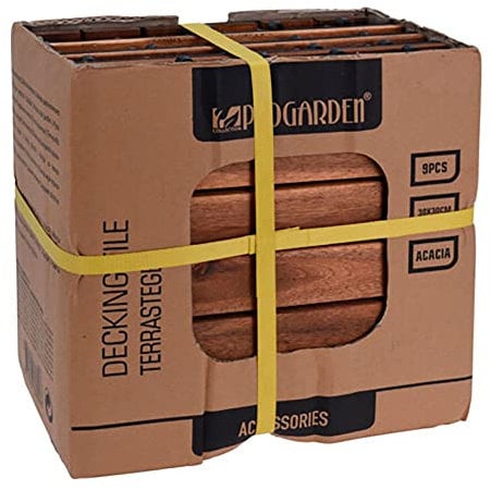 SET DE 9 BALDOSAS ACACIA 30x30cm