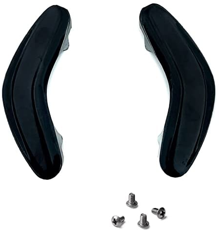 ANAKEL HOME Pack de 2 uds. Repuesto Asa Compatible con Ollas AMC Modelo Antiguo, Repuestos Ollas AMC Antiguas, Color Negro, Tornillos y Arandelas Incluidos