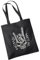 SmartyPants Heavy Metal Black Tote - Hand Sign Horns Devil Goat Rock Roll Punk Emo Music Fan Mosh Pit Goth Gothic Dark Alternative Cotton Shopper Gift Present (Black)