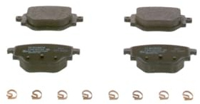 Bosch BP2605 Brake pads - ECE-R90 certified - 1 set of 4 pads