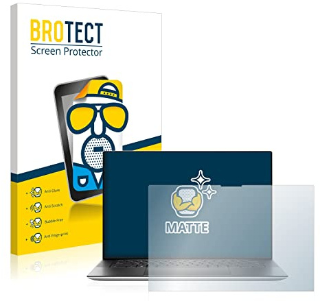 BROTECT Schutzfolie für Dell XPS 15 9520 Touch | Entspiegelnder Displayschutz Made in Germany Matte Displayschutz-Folie Anti-Reflex Anti-Fingerprint Einfache Montage