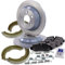 ATEC Germany Bremsenset Hinterachse inkl. Bremsscheiben Ø 300 mm Voll + Bremsbeläge Hinten + Bremsbacken Kompatibel mit MERCEDES eVITO (W447), MARCO POLO Camper (W447), V-Klasse (W447), VITO (W447),