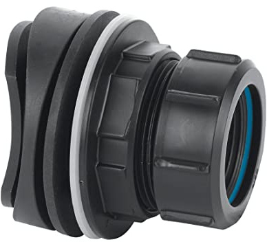 McAlpine Mechanical Soil Black Boss Connector for Pipe 1.25'' BOSSCONN-1.25BL