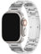 LDFAS Titanium Band Compatible for Apple Watch Ultra 2 Strap 49mm Titanium Link Bracelet Metal Watch Strap with [Super Scratch Resistant] Compatible for Apple Watch Series 9 45mm Band, SSR-Silver