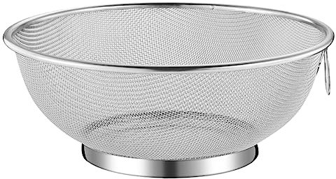 CIMAXIC Scolapasta Acciaio Inossidabile Setaccio Frittura Cucina Drenante Per Frutta e Rete Fine Per Uso e Professionale