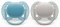 Philips AVENT ultra soft Schnuller - 2er Pack, BPA-freier, weicher Schnuller für Babys von 6-18 Monaten, inklusive Transport- und Sterilisationsbox, grau/petrol (Modell SCF091/17)