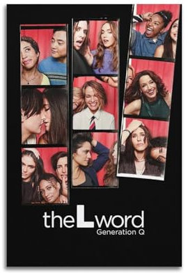 karn The L Word Generation Q Poster, Wandkunst, Leinwand, Poster, Raumdekor, ästhetisch, Poster, Druck, Dekoration, Poster, 30 x 45 cm, ungerahmt