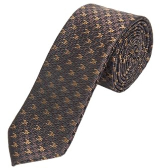 s.Oliver BLACK LABEL 2154916 Krawatte mit All-Over-Muster, 88A7, Einheitsgröße