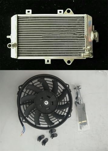 Radiador de aluminio y ventilador para ATV Yama-ha Raptor 700R; YFM 700 R YFM700R 2013-2020 2014 2015
