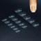Lynis-Nailshop.de Press On Nails Tips Extra Short Square 800 Tips 16 Sizes as Nail Tips for Gel Nails, Acrylic Nails with Extra Small & Large Shapes Transparent Extra Short
