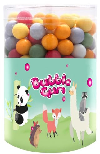 Palline da masticare colorate da 13 mm in barattolo da 500 gr
