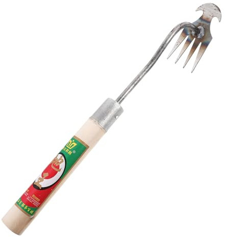 CAXUSD Outils De Désherbage Jardinage Déracinement Extracteur Râteau Cultivateur Manuel La Main des Débutants à Nouveau Désherbeur à Main Outils De Jardinage Désherbant Manuel Acier