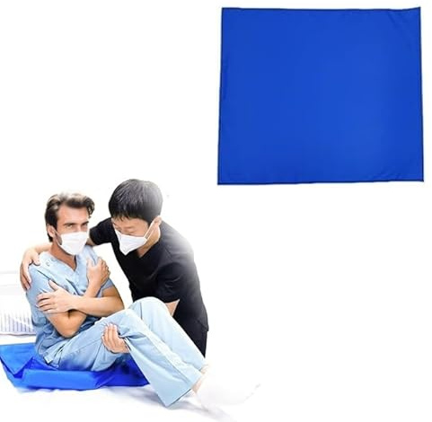 EZ Assistive Tubular Transfer Slide Sheet for Moving Patients,Draw Slide Sheet and Sliding Board for Elderly Transfers in Cars,Wheelchairs,Bed,Purple,Pack of 1 Count (23.6“x25.6)