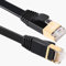 ATEK Cat7 Ethernet Cable - High Speed RJ45 Internet Cable - SSTP LAN Patch Cable - 10Gbps 600MHz Pure Copper Network Cable for Router Modem Gaming PS5 Xbox Switch (Black, 3M)