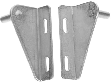 Artibetter 2pcs Small Freezer Hinges Stainless Steel Freezer Door Hinge Replacement for Commercial Chest Fridge and Cabinet Repair Kit Right Upper and Lower 28mm Shaft